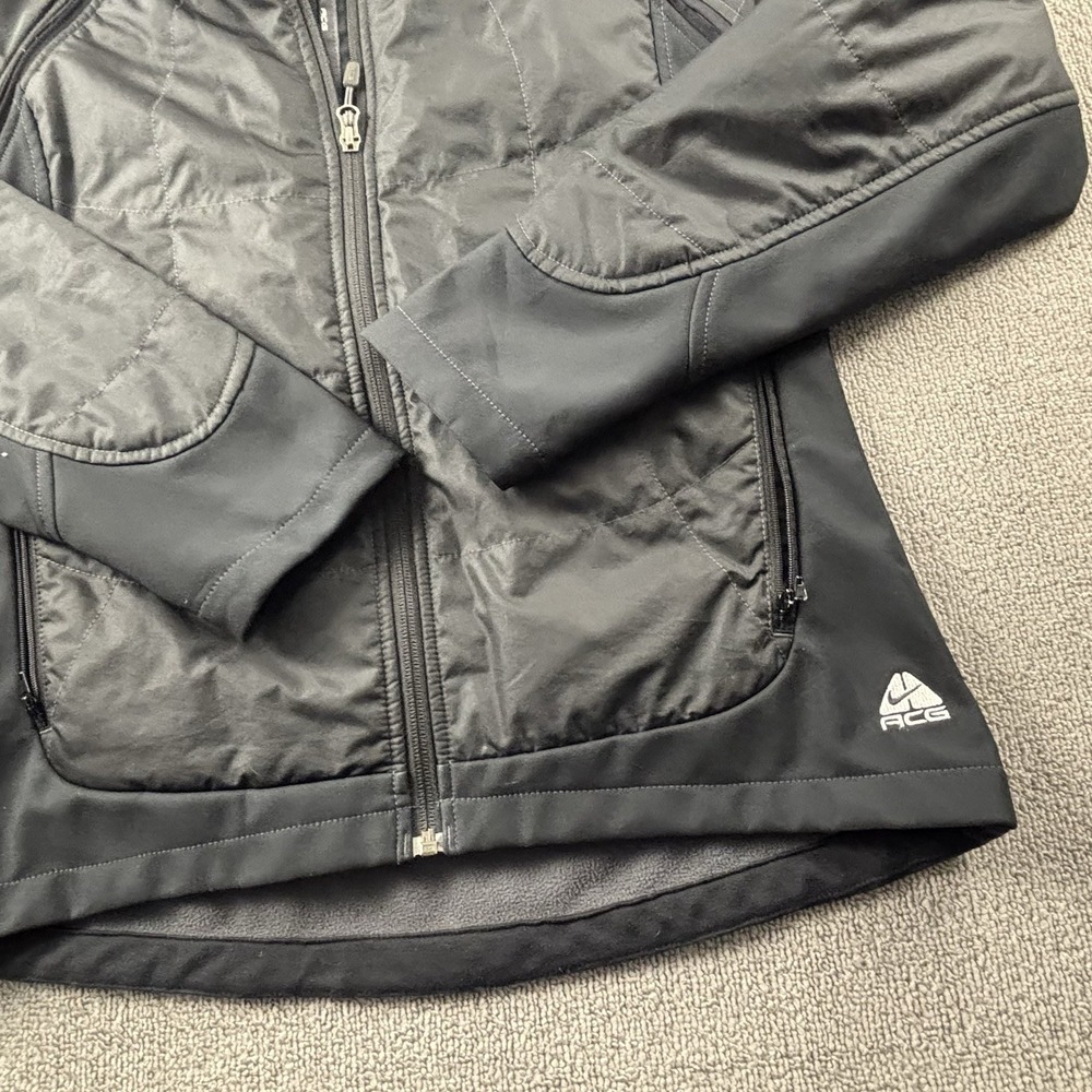 Vintage Nike ACG Jacket Womens Medium Full Zip Removable Sleeves Ladies - Picture 6 of 14